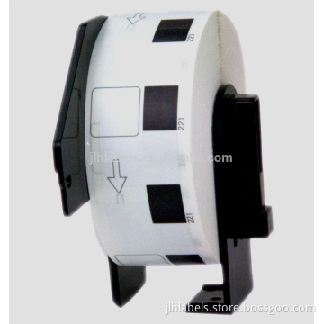 Brother Compatible DK1221 Die-Cut 0.9" x 0.9" Square Labels ,1000 labels/roll